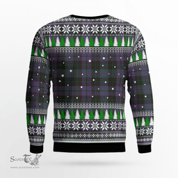 Scottish Clergy Green Clan Tartan Christmas Ugly Sweater - Plaid Family Ugly Sweater Scottish Plaid Tartan Plaid - ScotsTee - scotstee.com
