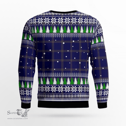 Scottish Crichton Clan Crest Tartan Christmas Ugly Sweater - Plaid Family Ugly Sweater Scottish Plaid Tartan Plaid - ScotsTee - scotstee.com