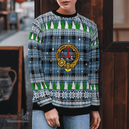 Scottish Clark Ancient Clan Crest Tartan Christmas Ugly Sweater - Plaid Family Ugly Sweater Scottish Plaid Tartan Plaid - ScotsTee - scotstee.com