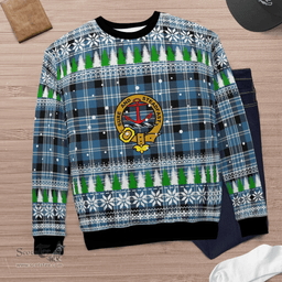 Scottish Clark Ancient Clan Crest Tartan Christmas Ugly Sweater - Plaid Family Ugly Sweater Scottish Plaid Tartan Plaid - ScotsTee - scotstee.com