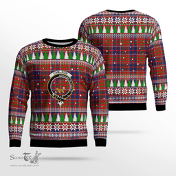Scottish Cameron of Lochiel Clan Crest Tartan Christmas Ugly Sweater - Plaid Family Ugly Sweater Scottish Plaid Tartan Plaid - ScotsTee - scotstee.com