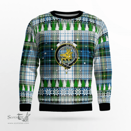 Scottish Campbell Dress Clan Crest Tartan Christmas Ugly Sweater - Plaid Family Ugly Sweater Scottish Plaid Tartan Plaid - ScotsTee - scotstee.com