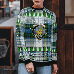 Scottish Campbell Dress Clan Crest Tartan Christmas Ugly Sweater - Plaid Family Ugly Sweater Scottish Plaid Tartan Plaid - ScotsTee - scotstee.com