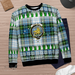 Scottish Campbell Dress Clan Crest Tartan Christmas Ugly Sweater - Plaid Family Ugly Sweater Scottish Plaid Tartan Plaid - ScotsTee - scotstee.com