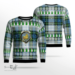 Scottish Campbell Dress Clan Crest Tartan Christmas Ugly Sweater - Plaid Family Ugly Sweater Scottish Plaid Tartan Plaid - ScotsTee - scotstee.com