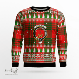 Scottish Cameron Modern Clan Crest Tartan Christmas Ugly Sweater - Plaid Family Ugly Sweater Scottish Plaid Tartan Plaid - ScotsTee - scotstee.com