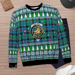 Scottish Campbell of Cawdor Ancient Clan Crest Tartan Christmas Ugly Sweater - Plaid Family Ugly Sweater Scottish Plaid Tartan Plaid - ScotsTee - scotstee.com