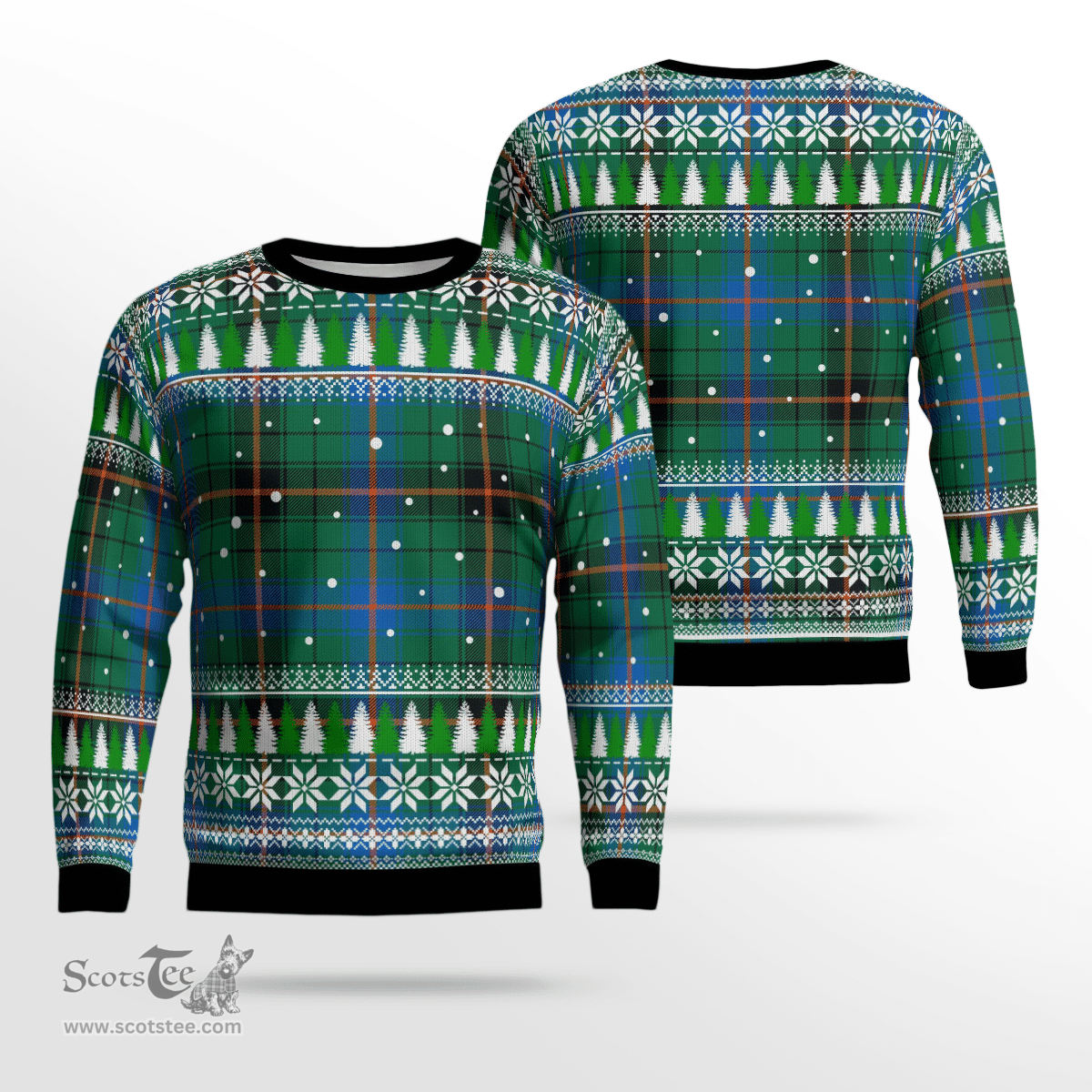 Scottish Davidson Ancient Clan Tartan Christmas Ugly Sweater - Plaid Family Ugly Sweater Scottish Plaid Tartan Plaid - ScotsTee - scotstee.com