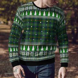 Scottish Cranston Modern Clan Tartan Christmas Ugly Sweater - Plaid Family Ugly Sweater Scottish Plaid Tartan Plaid - ScotsTee - scotstee.com