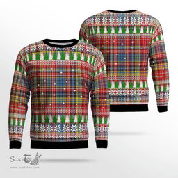 Scottish Drummond of Strathallan Clan Tartan Christmas Ugly Sweater - Plaid Family Ugly Sweater Scottish Plaid Tartan Plaid - ScotsTee - scotstee.com