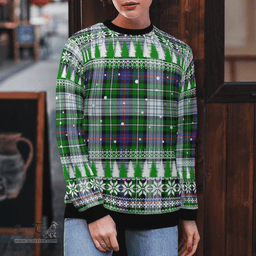 Scottish MacKenzie Dress Modern Clan Tartan Christmas Ugly Sweater - Plaid Family Ugly Sweater Scottish Plaid Tartan Plaid - ScotsTee - scotstee.com