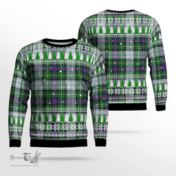 Scottish MacKenzie Dress Modern Clan Tartan Christmas Ugly Sweater - Plaid Family Ugly Sweater Scottish Plaid Tartan Plaid - ScotsTee - scotstee.com