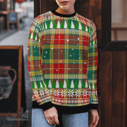 Scottish Buchanan Old Sett Clan Tartan Christmas Ugly Sweater - Plaid Family Ugly Sweater Scottish Plaid Tartan Plaid - ScotsTee - scotstee.com