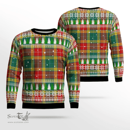 Scottish Buchanan Old Sett Clan Tartan Christmas Ugly Sweater - Plaid Family Ugly Sweater Scottish Plaid Tartan Plaid - ScotsTee - scotstee.com
