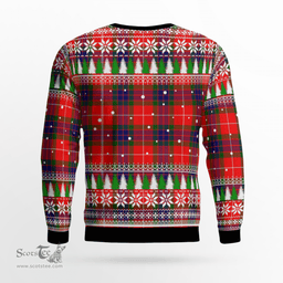 Scottish Fraser Modern Clan Crest Tartan Christmas Ugly Sweater - Plaid Family Ugly Sweater Scottish Plaid Tartan Plaid - ScotsTee - scotstee.com