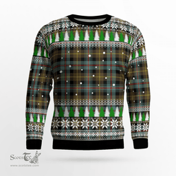 Scottish Farquharson Weathered Clan Tartan Christmas Ugly Sweater - Plaid Family Ugly Sweater Scottish Plaid Tartan Plaid - ScotsTee - scotstee.com