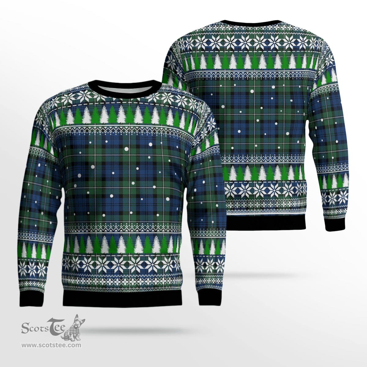 Scottish Forbes Ancient Clan Tartan Christmas Ugly Sweater - Plaid Family Ugly Sweater Scottish Plaid Tartan Plaid - ScotsTee - scotstee.com