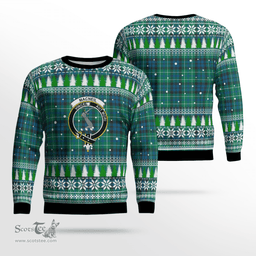 Scottish MacNeil of Colonsay Ancient Clan Crest Tartan Christmas Ugly Sweater - Plaid Family Ugly Sweater Scottish Plaid Tartan Plaid - ScotsTee - scotstee.com
