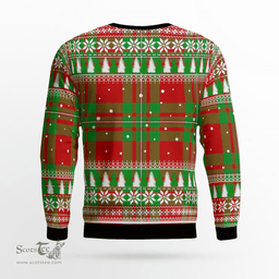 Scottish MacGregor Modern Clan Crest Tartan Christmas Ugly Sweater - Plaid Family Ugly Sweater Scottish Plaid Tartan Plaid - ScotsTee - scotstee.com