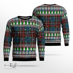 Scottish Fraser Hunting Ancient Clan Tartan Christmas Ugly Sweater - Plaid Family Ugly Sweater Scottish Plaid Tartan Plaid - ScotsTee - scotstee.com