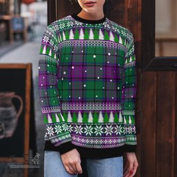 Scottish Gary Modern Clan Tartan Christmas Ugly Sweater - Plaid Family Ugly Sweater Scottish Plaid Tartan Plaid - ScotsTee - scotstee.com