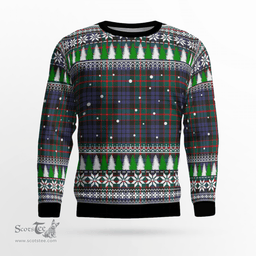 Scottish Fletcher of Dunans Clan Tartan Christmas Ugly Sweater - Plaid Family Ugly Sweater Scottish Plaid Tartan Plaid - ScotsTee - scotstee.com