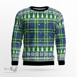 Scottish Haliburton Clan Tartan Christmas Ugly Sweater - Plaid Family Ugly Sweater Scottish Plaid Tartan Plaid - ScotsTee - scotstee.com