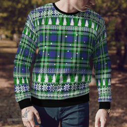 Scottish Haliburton Clan Tartan Christmas Ugly Sweater - Plaid Family Ugly Sweater Scottish Plaid Tartan Plaid - ScotsTee - scotstee.com