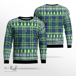 Scottish Haliburton Clan Tartan Christmas Ugly Sweater - Plaid Family Ugly Sweater Scottish Plaid Tartan Plaid - ScotsTee - scotstee.com