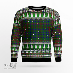 Scottish Hall Clan Tartan Christmas Ugly Sweater - Plaid Family Ugly Sweater Scottish Plaid Tartan Plaid - ScotsTee - scotstee.com