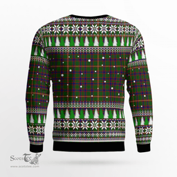 Scottish Hall Clan Tartan Christmas Ugly Sweater - Plaid Family Ugly Sweater Scottish Plaid Tartan Plaid - ScotsTee - scotstee.com