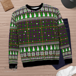 Scottish Hall Clan Tartan Christmas Ugly Sweater - Plaid Family Ugly Sweater Scottish Plaid Tartan Plaid - ScotsTee - scotstee.com