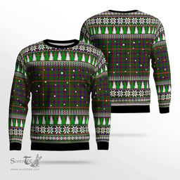 Scottish Hall Clan Tartan Christmas Ugly Sweater - Plaid Family Ugly Sweater Scottish Plaid Tartan Plaid - ScotsTee - scotstee.com