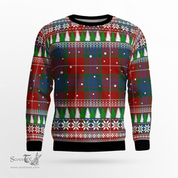 Scottish Fraser Ancient Clan Tartan Christmas Ugly Sweater - Plaid Family Ugly Sweater Scottish Plaid Tartan Plaid - ScotsTee - scotstee.com