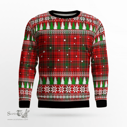 Scottish Heron Clan Tartan Christmas Ugly Sweater - Plaid Family Ugly Sweater Scottish Plaid Tartan Plaid - ScotsTee - scotstee.com