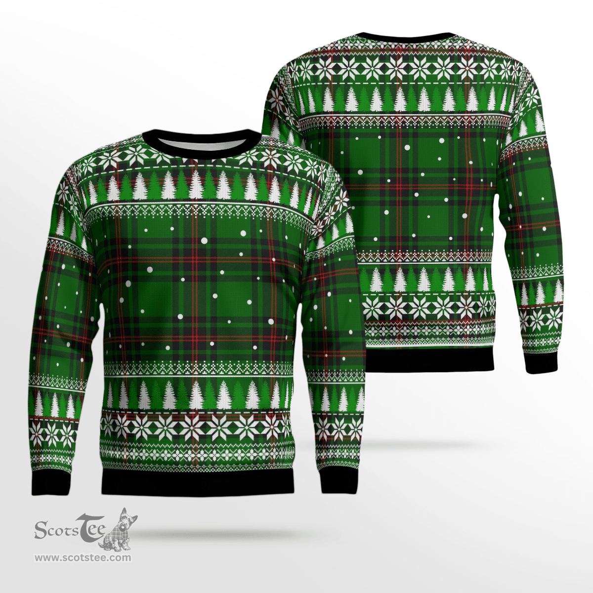 Scottish Fife District Clan Tartan Christmas Ugly Sweater - Plaid Family Ugly Sweater Scottish Plaid Tartan Plaid - ScotsTee - scotstee.com