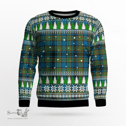 Scottish Gillies Ancient Clan Tartan Christmas Ugly Sweater - Plaid Family Ugly Sweater Scottish Plaid Tartan Plaid - ScotsTee - scotstee.com