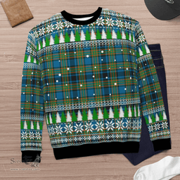 Scottish Gillies Ancient Clan Tartan Christmas Ugly Sweater - Plaid Family Ugly Sweater Scottish Plaid Tartan Plaid - ScotsTee - scotstee.com