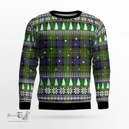 Scottish Fergusson Modern Clan Tartan Christmas Ugly Sweater - Plaid Family Ugly Sweater Scottish Plaid Tartan Plaid - ScotsTee - scotstee.com