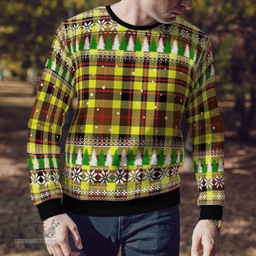 Scottish Jardine Clan Tartan Christmas Ugly Sweater - Plaid Family Ugly Sweater Scottish Plaid Tartan Plaid - ScotsTee - scotstee.com