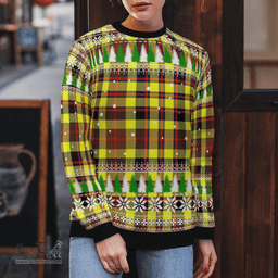 Scottish Jardine Clan Tartan Christmas Ugly Sweater - Plaid Family Ugly Sweater Scottish Plaid Tartan Plaid - ScotsTee - scotstee.com