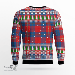 Scottish Galloway Red Clan Crest Tartan Christmas Ugly Sweater - Plaid Family Ugly Sweater Scottish Plaid Tartan Plaid - ScotsTee - scotstee.com