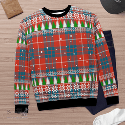 Scottish Hamilton Ancient Clan Tartan Christmas Ugly Sweater - Plaid Family Ugly Sweater Scottish Plaid Tartan Plaid - ScotsTee - scotstee.com