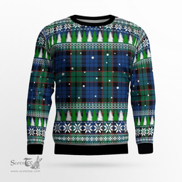 Scottish Fletcher Ancient Clan Tartan Christmas Ugly Sweater - Plaid Family Ugly Sweater Scottish Plaid Tartan Plaid - ScotsTee - scotstee.com