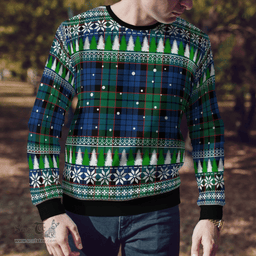 Scottish Fletcher Ancient Clan Tartan Christmas Ugly Sweater - Plaid Family Ugly Sweater Scottish Plaid Tartan Plaid - ScotsTee - scotstee.com
