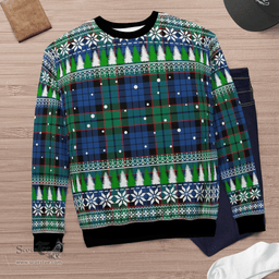 Scottish Fletcher Ancient Clan Tartan Christmas Ugly Sweater - Plaid Family Ugly Sweater Scottish Plaid Tartan Plaid - ScotsTee - scotstee.com
