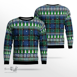 Scottish Fletcher Ancient Clan Tartan Christmas Ugly Sweater - Plaid Family Ugly Sweater Scottish Plaid Tartan Plaid - ScotsTee - scotstee.com