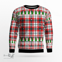 Scottish Glasgow District Clan Tartan Christmas Ugly Sweater - Plaid Family Ugly Sweater Scottish Plaid Tartan Plaid - ScotsTee - scotstee.com