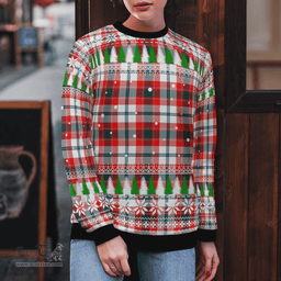 Scottish Glasgow District Clan Tartan Christmas Ugly Sweater - Plaid Family Ugly Sweater Scottish Plaid Tartan Plaid - ScotsTee - scotstee.com