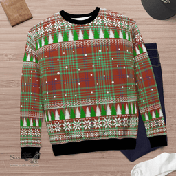 Scottish MacGillivray Hunting Ancient Clan Tartan Christmas Ugly Sweater - Plaid Family Ugly Sweater Scottish Plaid Tartan Plaid - ScotsTee - scotstee.com